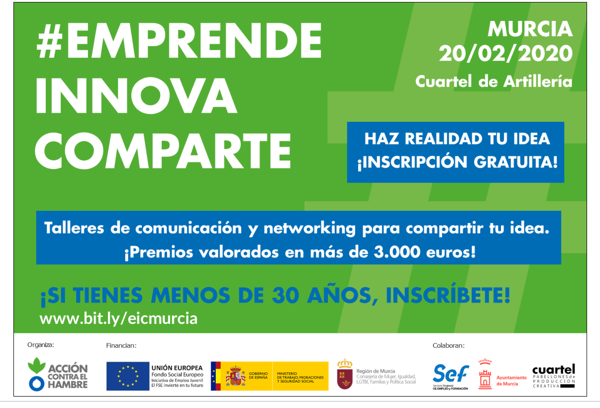 El Servicio Regional de Empleo y Formación invita a jóvenes parados a participar en una empresa para definir su idea empresarial