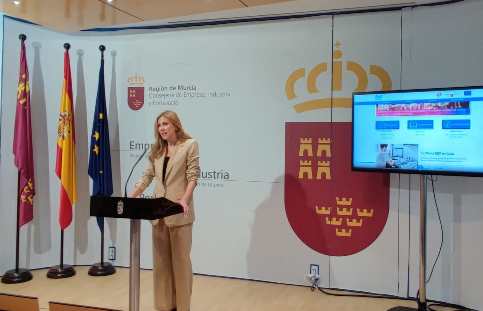 Presentación del nuevo portal del Servicio Regional de Empleo y Formación