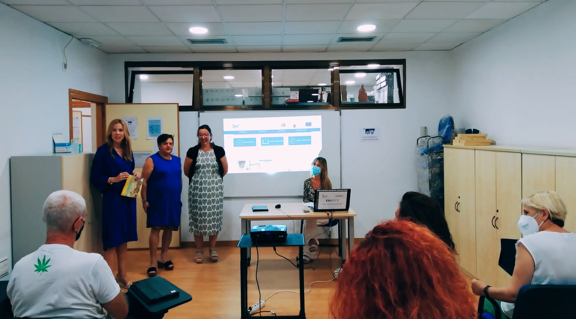 Visita al Servicio de Integración Laboral de la Federación de Asociaciones Murcianas de Personas con Discapacidad Física y Orgánica