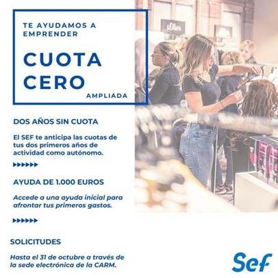 Más de 1.700 autónomos de la Región solicitan en los últimos cinco meses la 'Cuota Cero' para impulsar sus negocios