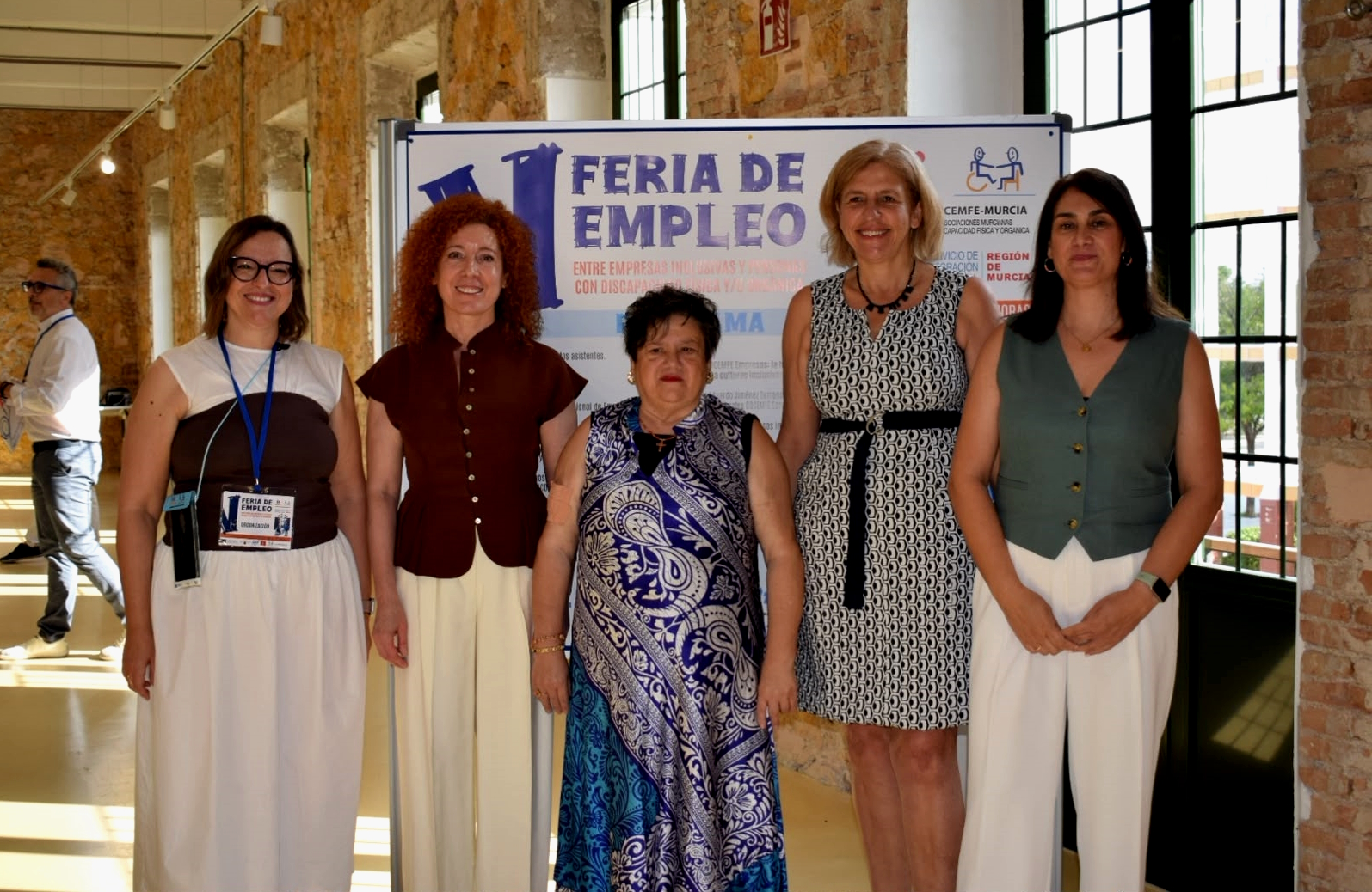 Un momento de la inauguraci&oacute;n de la Feria de Empleo organizada por Famdif