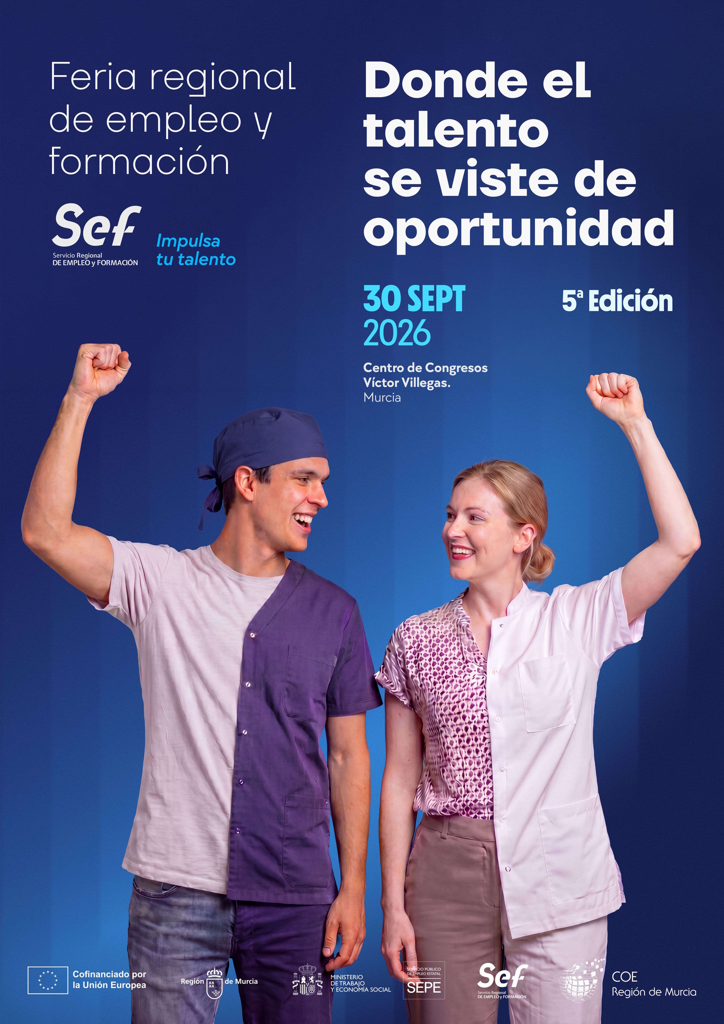 La quinta edici&oacute;n de la feria de Empleo y Formaci&oacute;n del SEF se celebrar&aacute; a finales de septiembre en Murcia