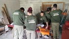 Imagen de archivo de trabajadores que participan en obras en municipios gracias a la subvención que ofrece el SEF a los ayuntamientos dentro del Plan de Empleo Local.