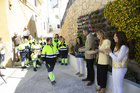 La directora general del SEF, Marisa López Aragón, y el alcalde de Caravaca, José Francisco García, en la entrega de diplomas a los alumnos de los programas desarrollados en Caravaca de la Cruz (2).