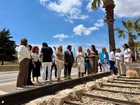 Clausura de la consejera de Empresa, Empleo y Economía Social, junto con el alcalde de La Unión, Joaquín Zapata durante la clausura del PMEF 'Construcción Sostenible'