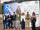 La directora general del SEF, Pilar Valero, junto con el alcalde de Molina de Segura, José Ángel Alfonso durante la I Feria de Empleo y Emprendimiento.