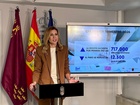 La consejera de Empresa, Empleo y Econom&iacute;a Social, Marisa L&oacute;pez Arag&oacute;n, durante la comparecencia de prensa sobre los datos de la EPA