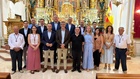El consejero de Empresa y su equipo directivo, acompa&ntilde;ados por el alcalde de Abanilla, ganaron el Jubileo con motivo del A&ntilde;o Jubilar 2026 de la localidad