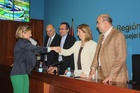 Palacios asiste a la toma de posesión de 83 profesionales del Servicio Murciano de Salud