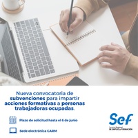 El SEF ha convocado ayudas para que las entidades de formación ofrezcan cursos para mejorar la cualificación de personas trabajadoras.