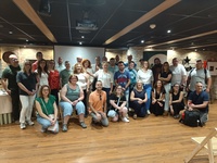 Foto de familia durante la inauguración de la jornada técnica sobre programas de fomento de empleo en personas con discapacidad, coordinada por el SEF y Plena Inclusión Región de Murcia.