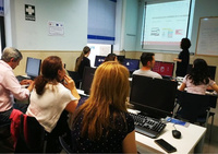 Aula durante la impartición de un curso del SEF.