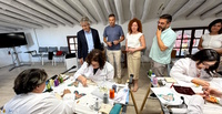 El consejero de Empresa, Empleo y Econom&iacute;a Social, Luis Alberto Mar&iacute;n, visita el programa Experiencial del SEF acompa&ntilde;ado del alcalde de Caravaca, Jos&eacute; Francisco Garc&iacute;a
