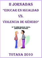 Portada II Jornadas "Educar en igualdad Vs violencia de género. Totana 2010"
