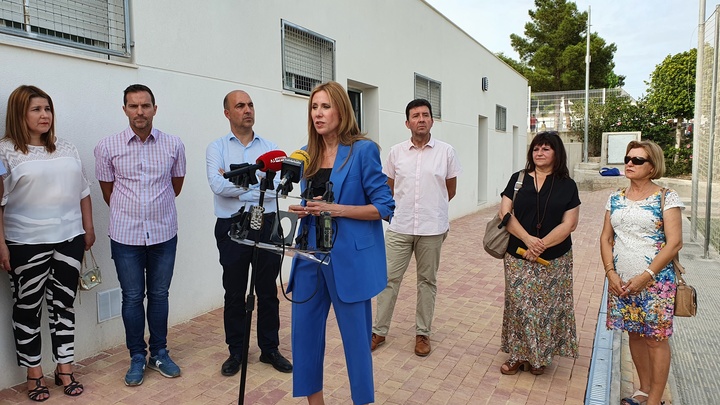 La directora del SEF y alcalde de Molina de Segura han inaugurado las instalaciones realizadas con un Programa Mixto de Empleo y Formación