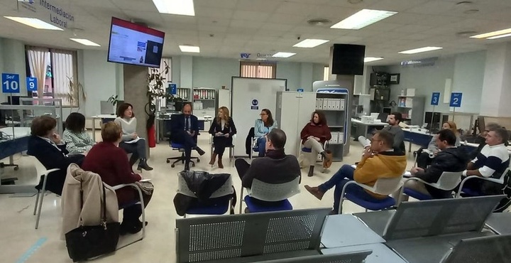 Reunión con empresarios de Cieza en la Oficina de Empleo