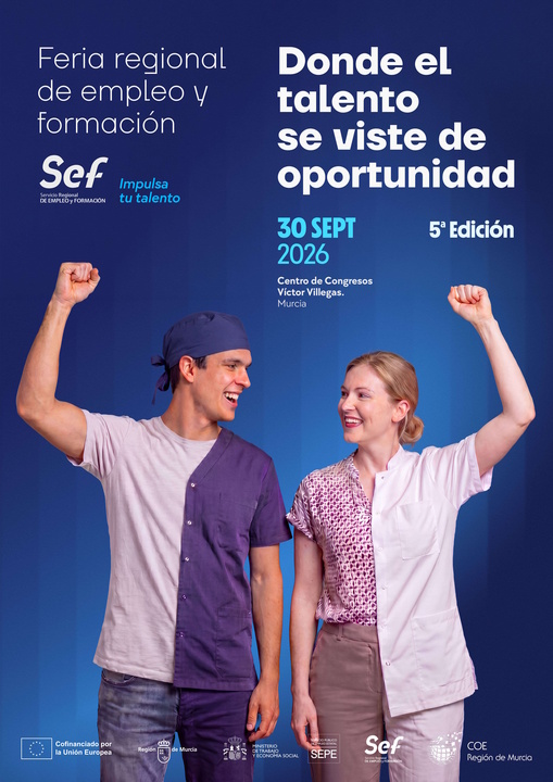 La quinta edici&oacute;n de la feria de Empleo y Formaci&oacute;n del SEF se celebrar&aacute; a finales de septiembre en Murcia