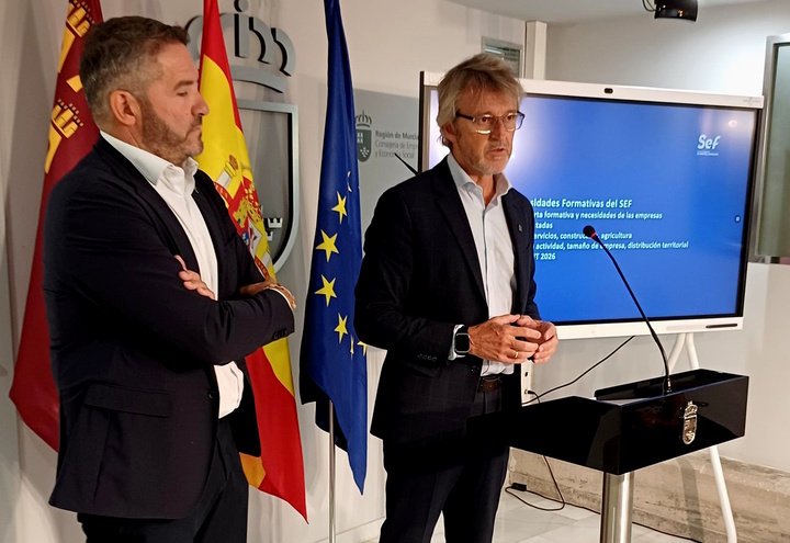Un momento de la presentaci&oacute;n del estudio sobre las necesidades formativas para empresas y trabajadores del SEF