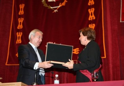 Ramón Luis Valcárcel, en el acto de lectura del pregón de la Semana Santa de Cartagena