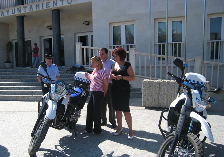 Entrega de nuevas motocicletas a la Policía Local de Lorquí