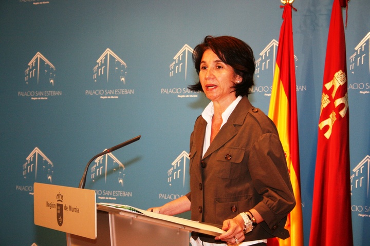 La consejera de Economía y Hacienda, Inmaculada García