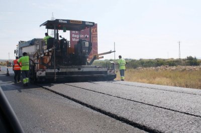 Obras de mejora de la carretera de conexión de la autovía A-30 con Fortuna, en las que el Ejecutivo regional invierte un total de 5,3 millones de euros
