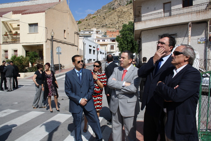 José Ballesta visita las obras de rehabilitación que la Comunidad realiza en Ulea