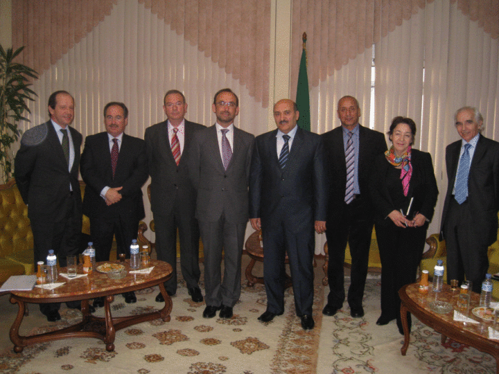Reunión con el secretario general del Ministerio de Recursos Hídricos de Argelia