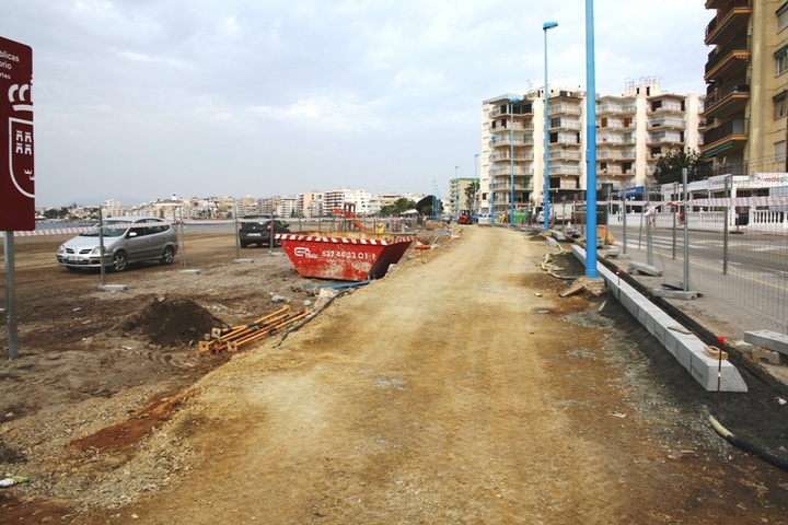 Obras paseos marítimos de Levante y Las Delicias, en Águilas (2)