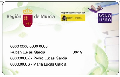 Tarjeta bono libro