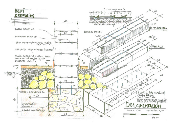 Boceto cimentación