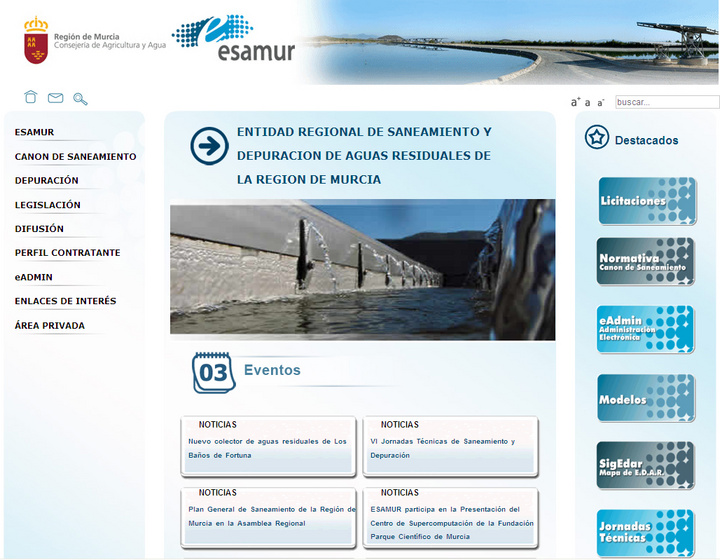 Esamur renueva su web