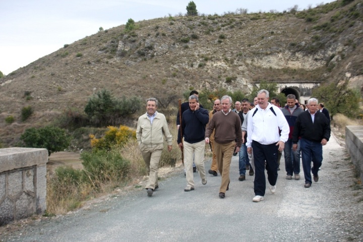 El presidente acompañó a los agricultores en la peregrinación al Santuario de la Vera Cruz de Caravaca (2)