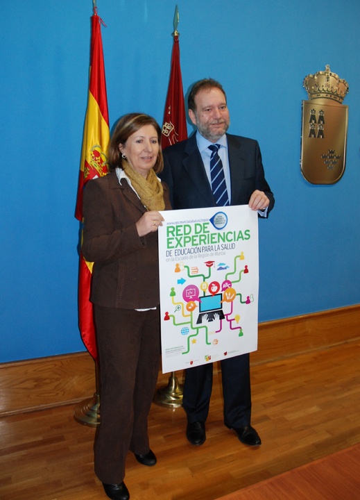 Palacios y Sotoca evalúan el Plan de Educación para la Salud en la Escuela de la Región de Murcia