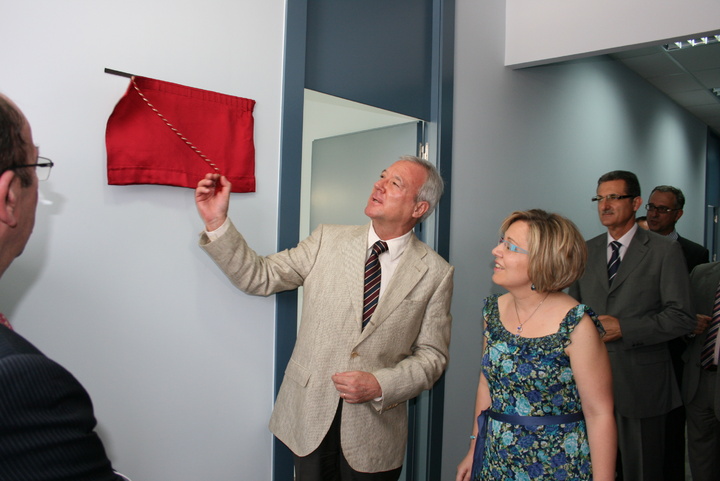 El presidente de la Comunidad inauguró hoy la sede del Colegio Oficial de Ópticos-Optometristas de la Región de Murcia. I