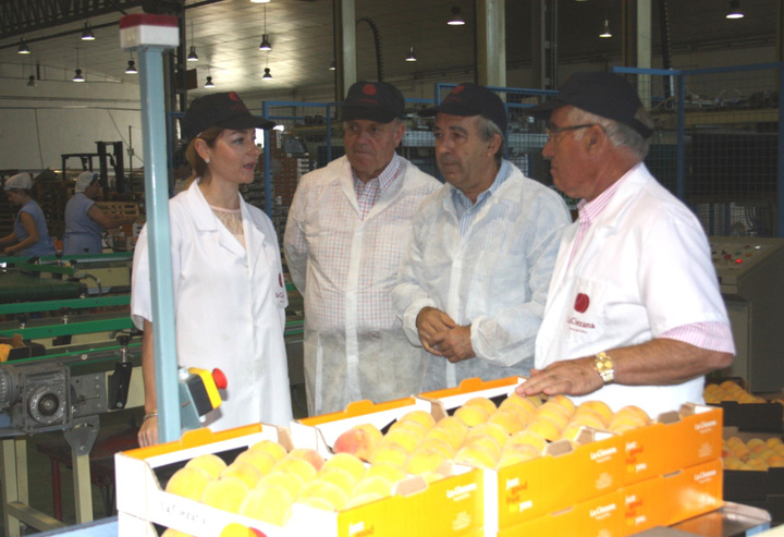 Cerdá visita la empresa 'La Ciezana-Venta del Olivo' 1