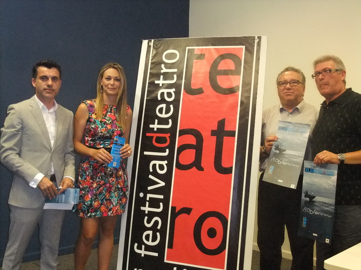 El director general de Industrias Culturales y de las Artes, Juan Antonio Lorca, durante la presentación del Festival Internacional de Teatro de Molina de Segura