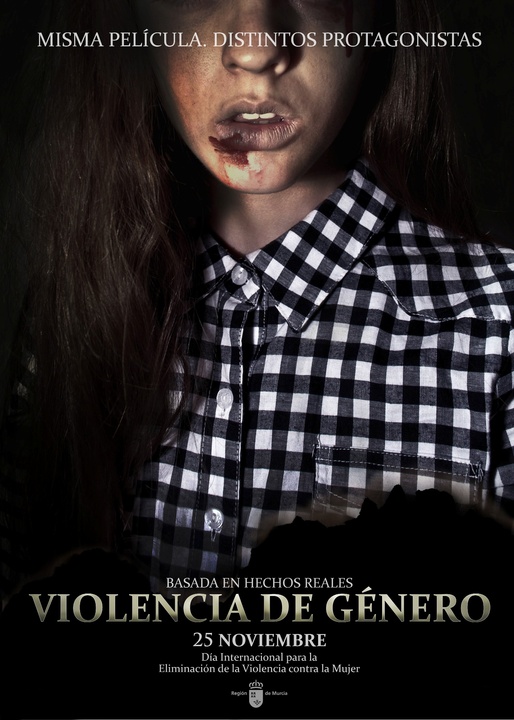 Cartel de la campaña contra la violencia de género
