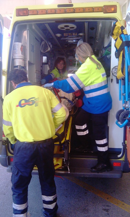 Dispositivo sanitario de la Gerencia de Urgencias y Emergencias Sanitarias 061 de la Región de Murcia para el Entierro de la Sardina