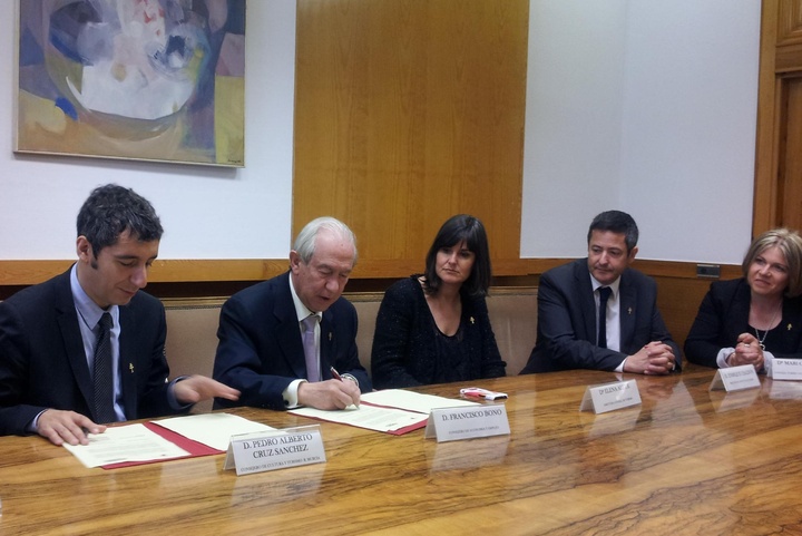 Firma convenio Camino Vera Cruz Aragón