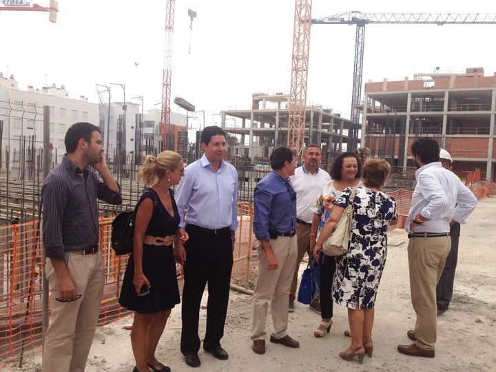 El consejero de Obras Públicas visita Lorca
