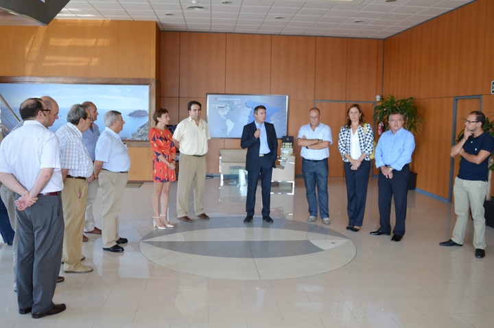 Responsables del grupo de Pesca del Comité Económico y Social Europeo visitaron hoy en Águilas las instalaciones de acuicultura del grupo Culmarex