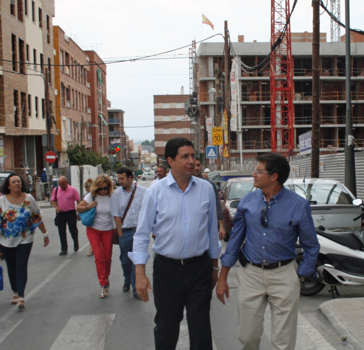 Visita a los barrios de Lorca afectados por los terremotos
