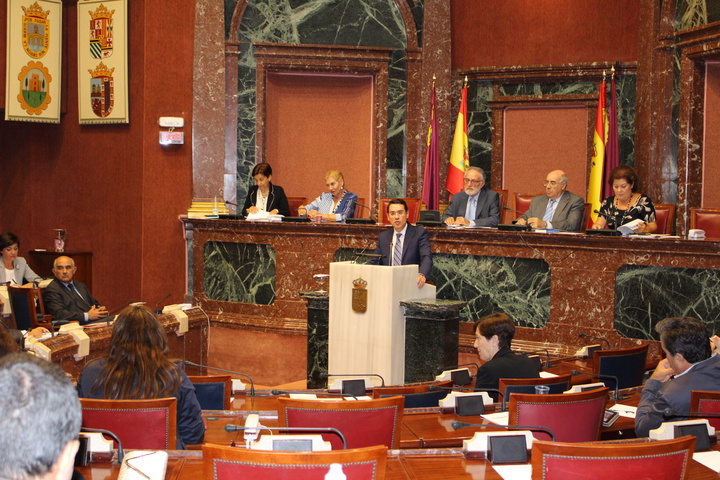 Comparecencia del consejero de Presidencia y Empleo en la Asamblea Regional