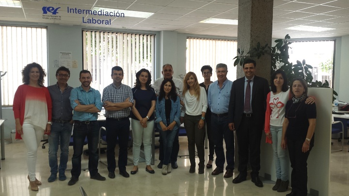 Visita a la Oficina del Servicio Regional de Empleo y Formación de Cieza