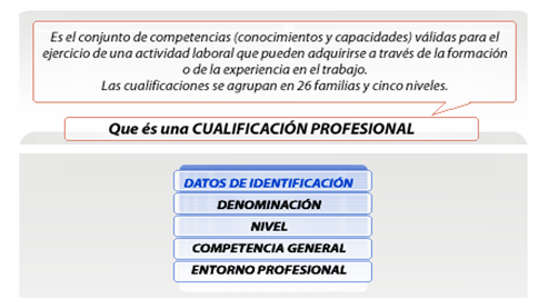 Estructura de cualificaciones